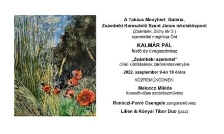 Invitation to the exhibition of Pál Kalmár