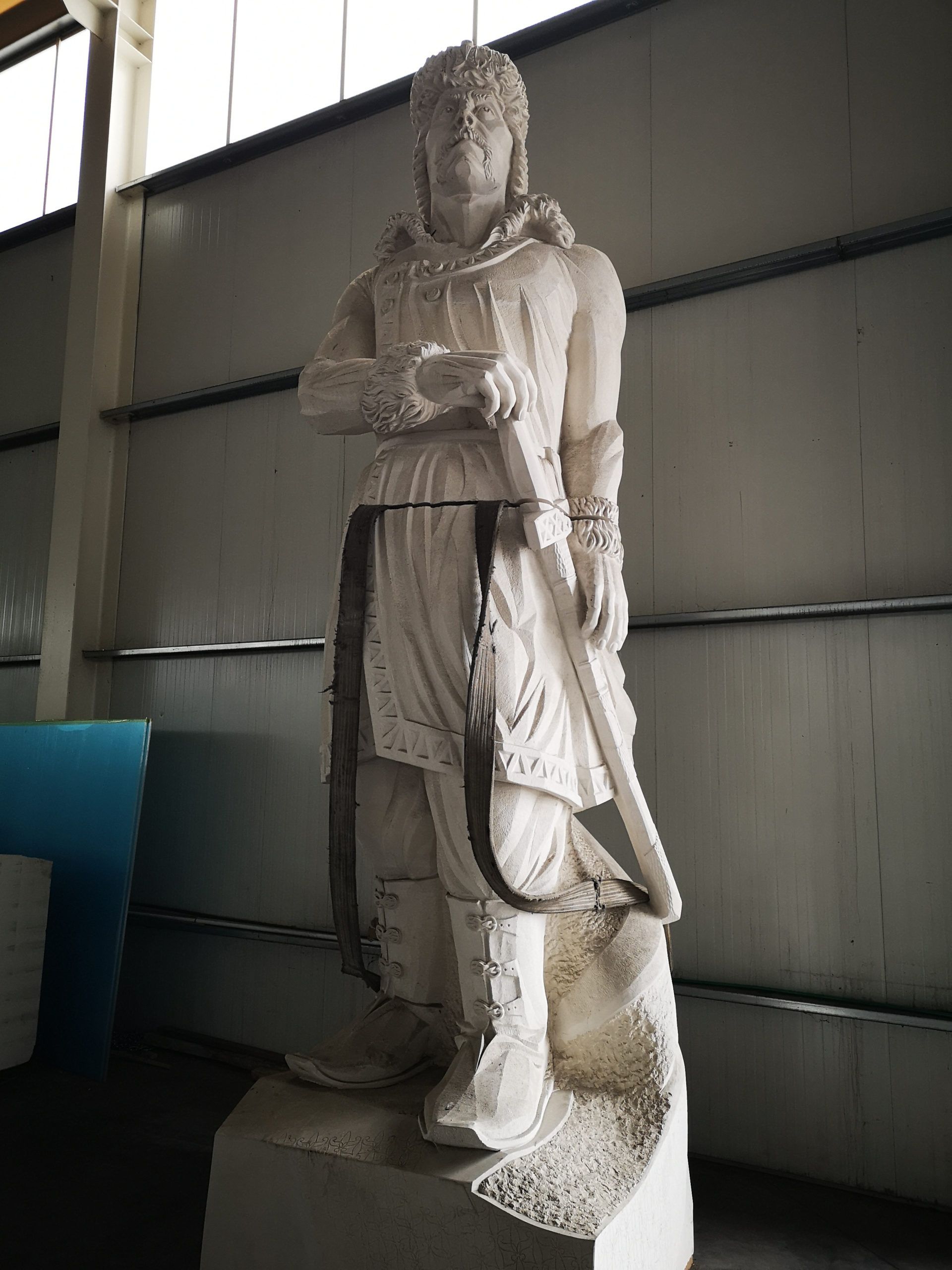 The monumental statue of Attila can soon be admired in Ópusztaszer. Photo: Csongrád-Csanád County Assembly 