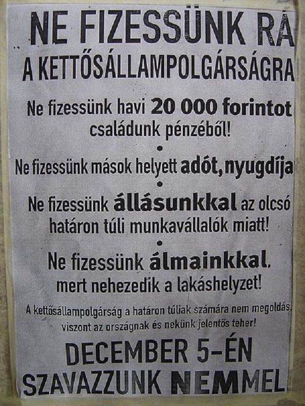 Plakat z podwójnym obywatelstwem