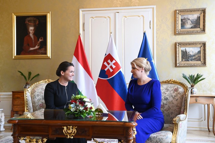 Katalin Novák ha negoziato ieri a Bratislava