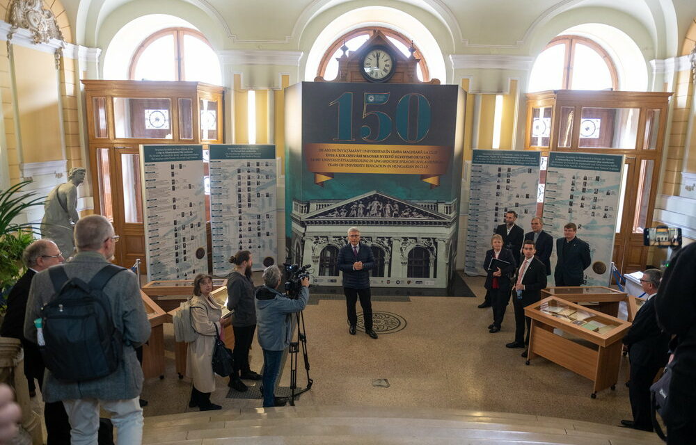 150 years of university education in Hungarian is celebrated in Cluj