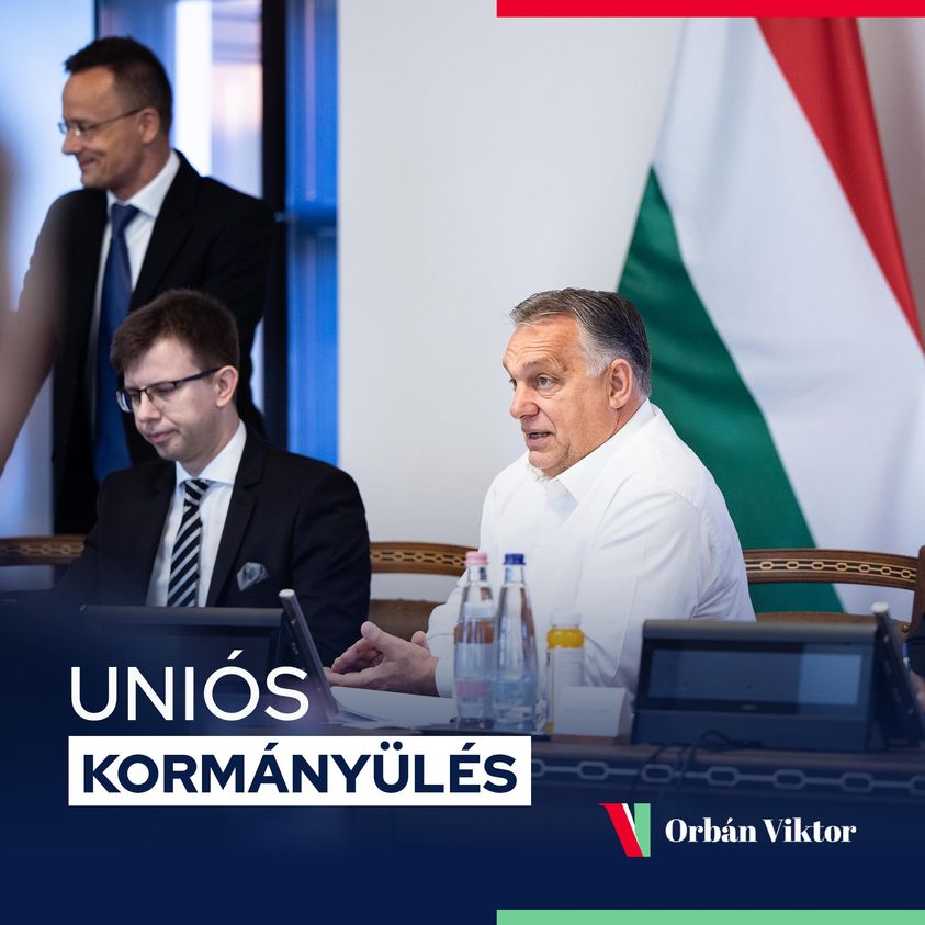 Orbán uniós kormányülés