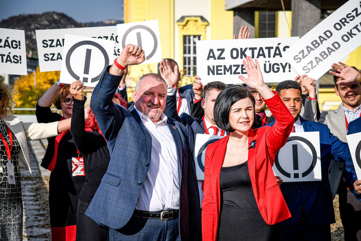 Ágnes Kunhalmi and Imre Komjáthi are co-presidents of the MSZP