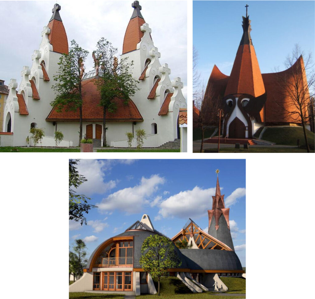 Römisch-katholische Kirchen in Makovecz