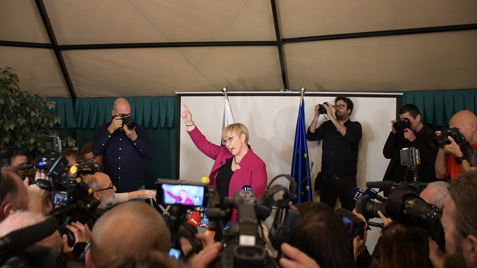 Slovenia elected its first female president