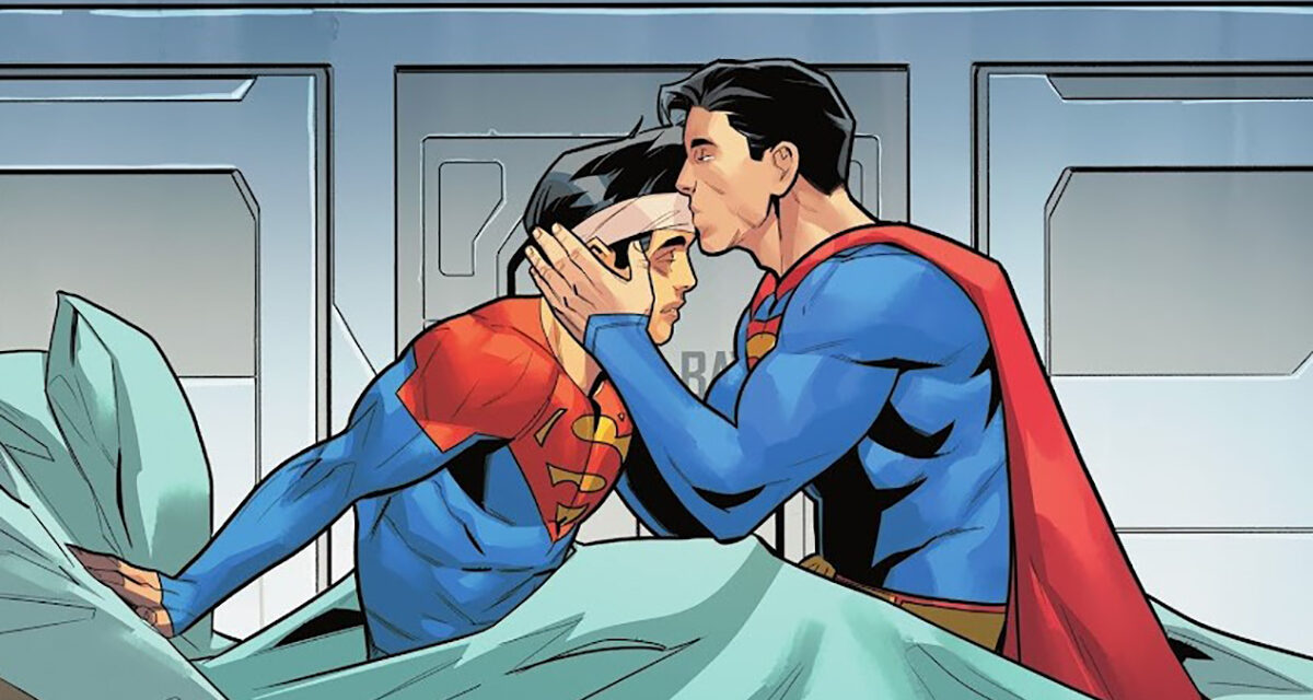 LGBTQ-Superman comes out before the real Superman, but finally last