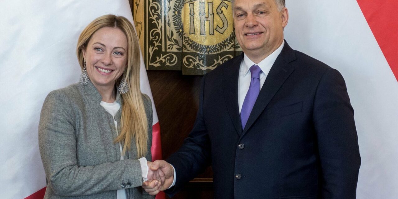 Orbán Viktor: Köszönjük Giorgia Meloninak, hogy megvédi Európa határait!