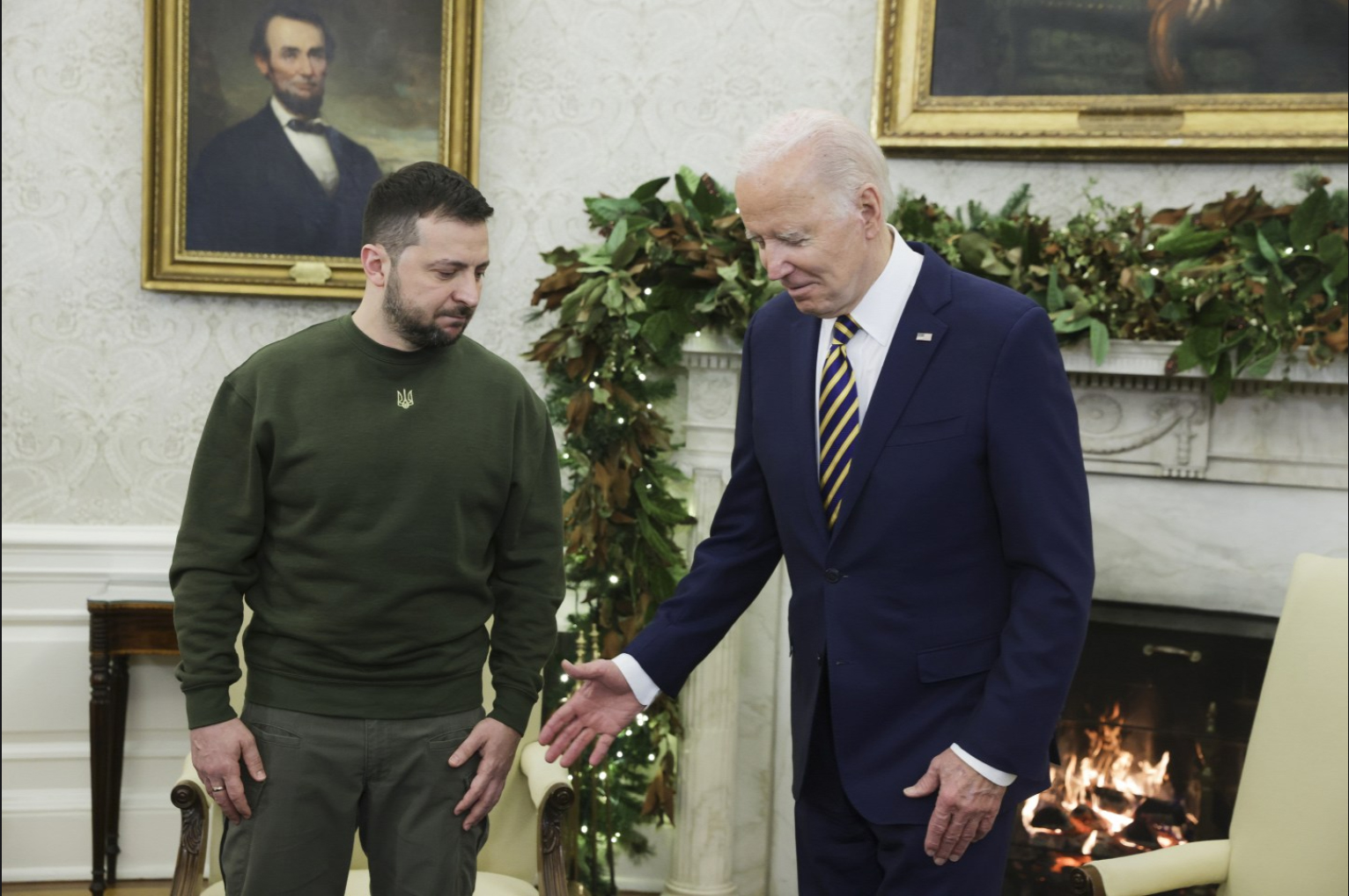 Zelenszkij, Biden