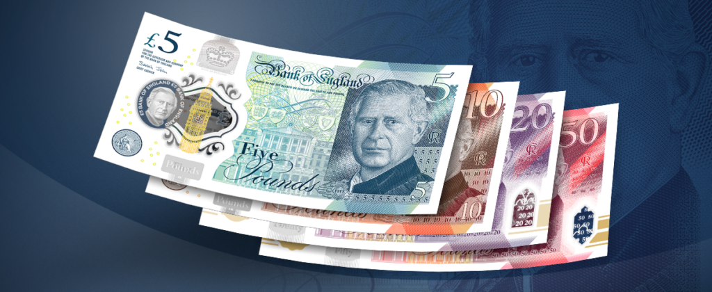 Król Karol na banknotach