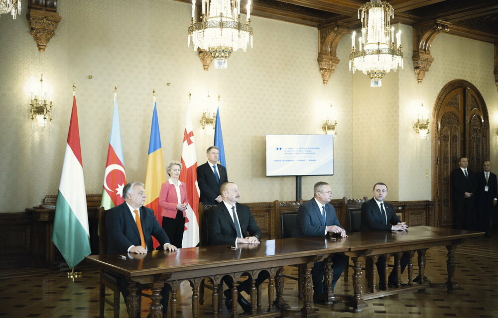 Es wurde eine Einigung erzielt, wir werden Ökostrom aus Aserbaidschan importieren
