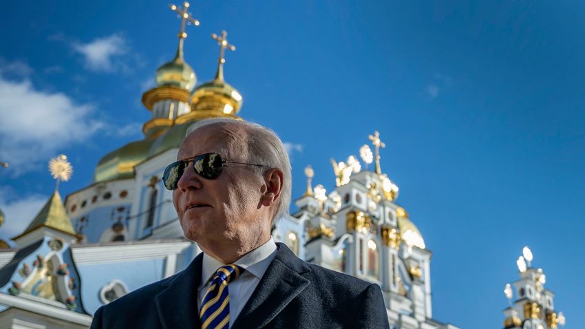 So haben die Russen auf den Besuch von Joe Biden in Kiew reagiert
