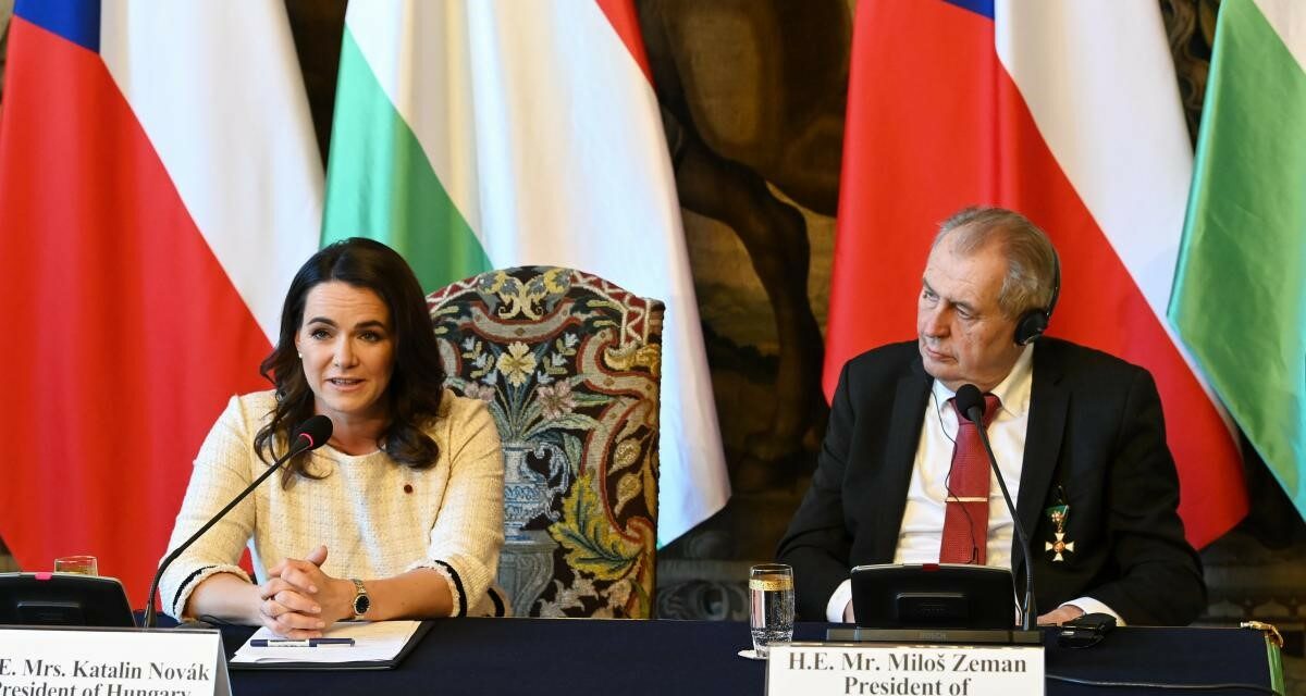 Katalin Novák nannte die Zusammenarbeit in Visegrad ein Bündnis von Herz und Verstand