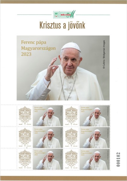 Pope Francis stamp