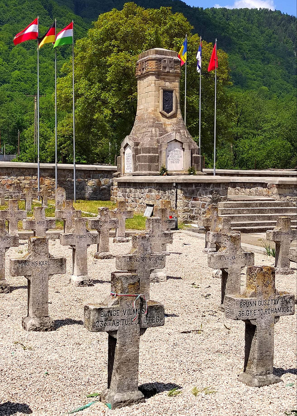 Erdély Sósmező Friedhof aus dem Ersten Weltkrieg