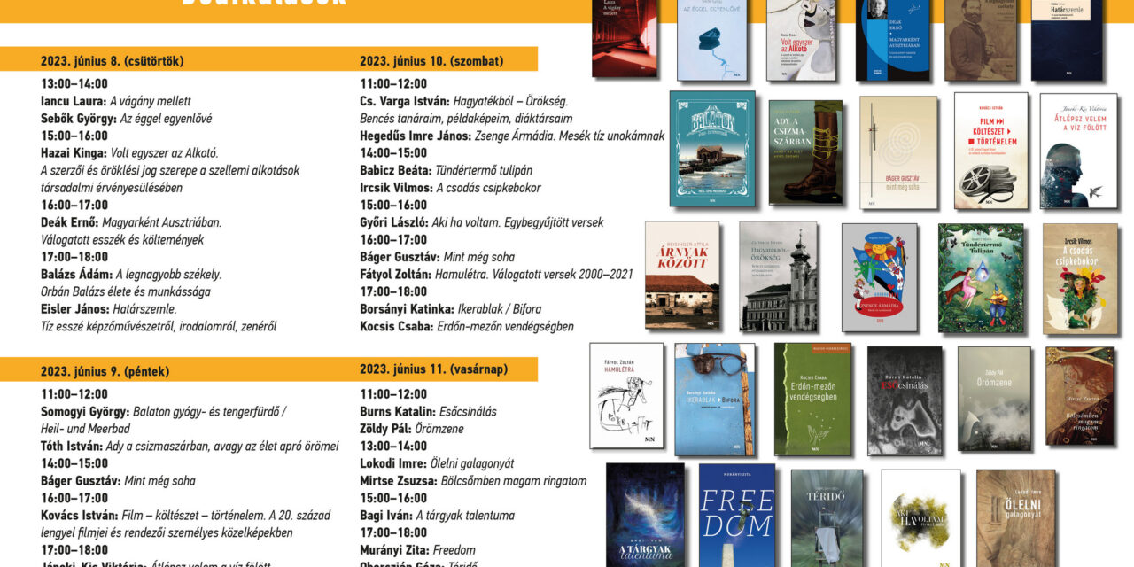 Magyar Napló Publishing dedications at the 94th Festive Book Week