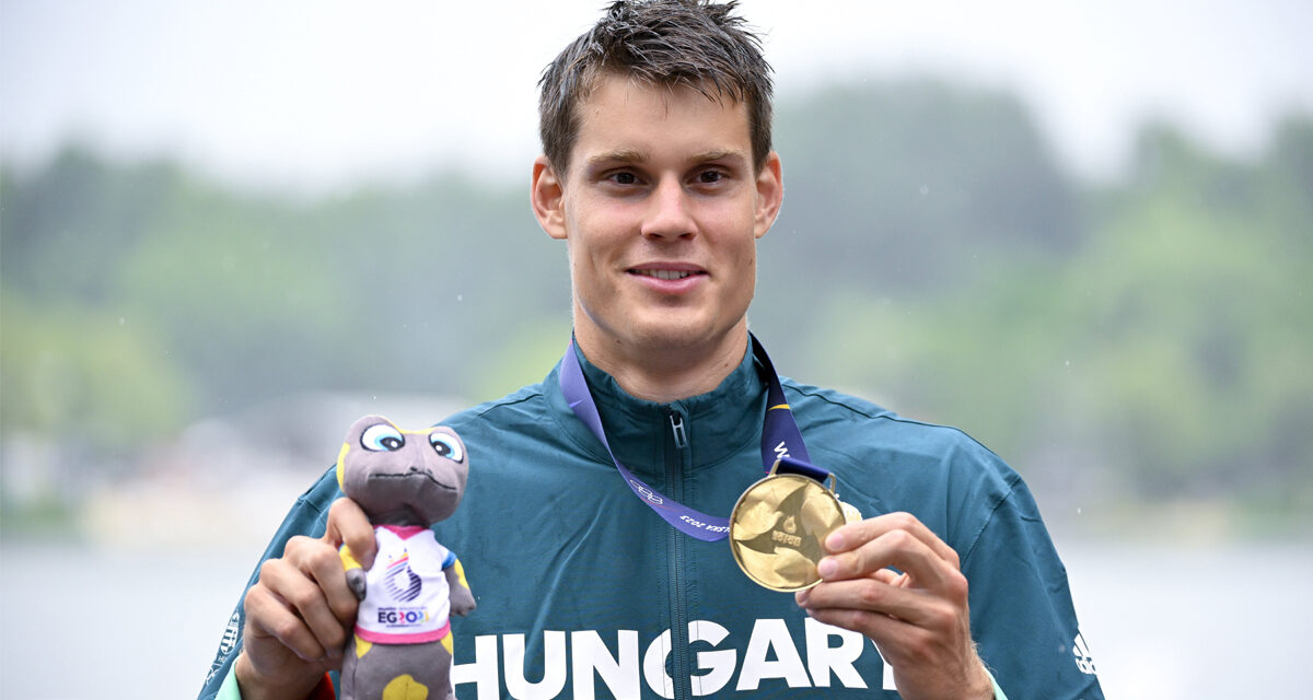 Dieser Typ ist brutal: Ádám Varga gewann mit großem Vorsprung die Goldmedaille im 500-Meter-Lauf!