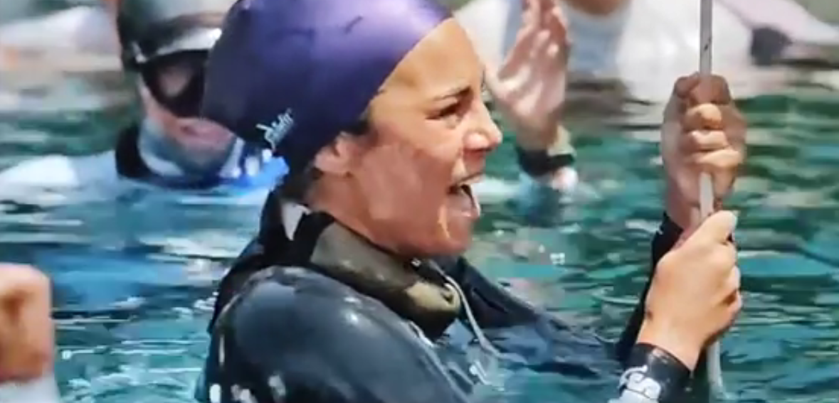 Incredibile successo ungherese: Korok Fatima ha stabilito un record mondiale di immersione in apnea