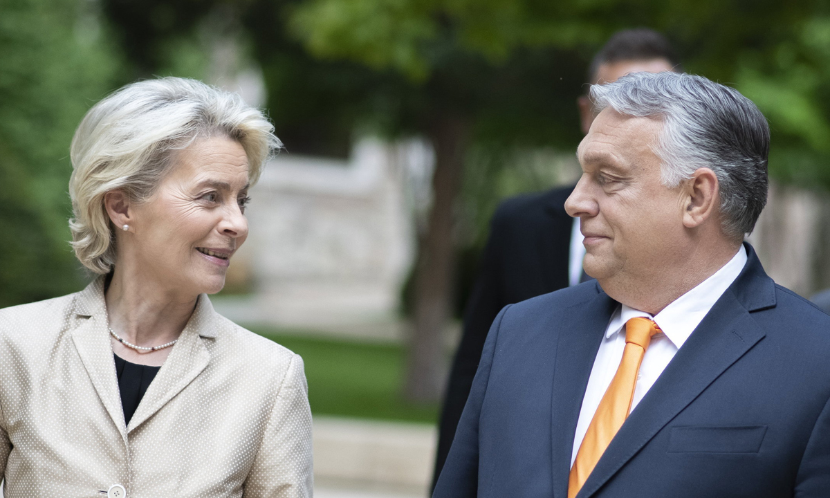 Orbán Viktor Ursula Von der Leyen