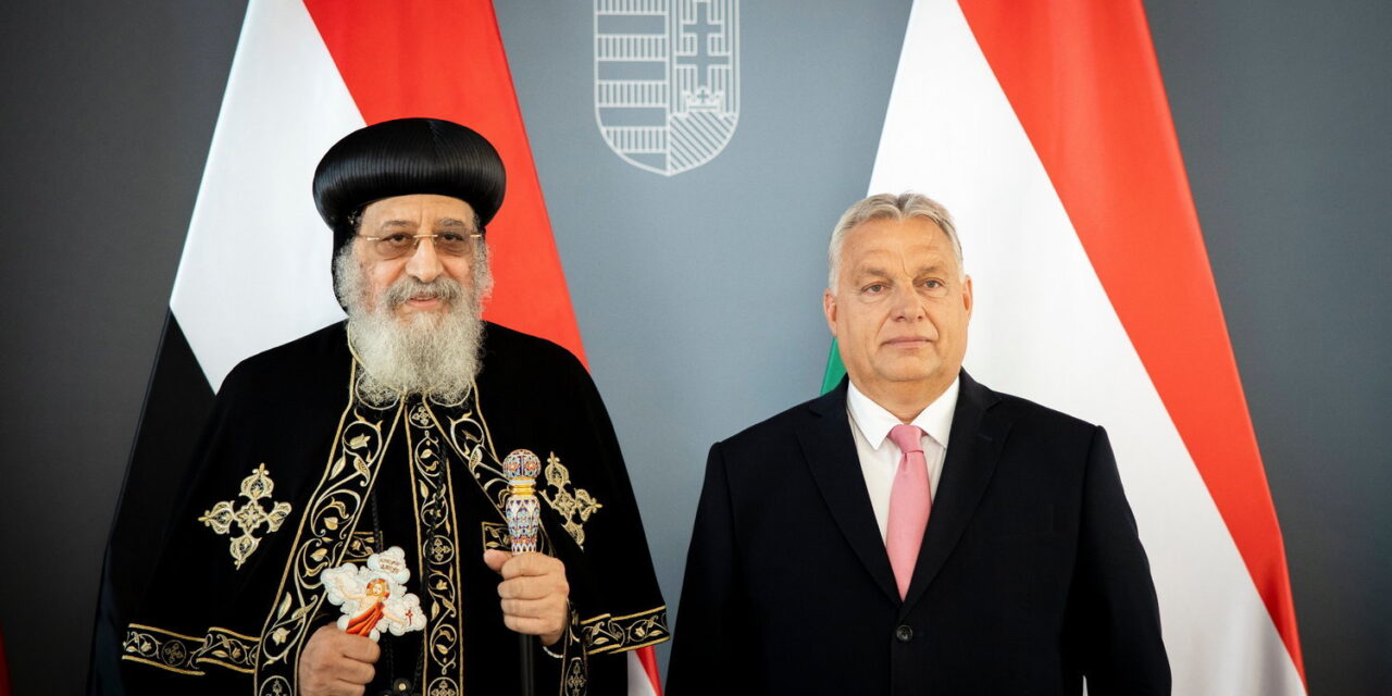 Orbán Viktor a kopt pápát fogadta