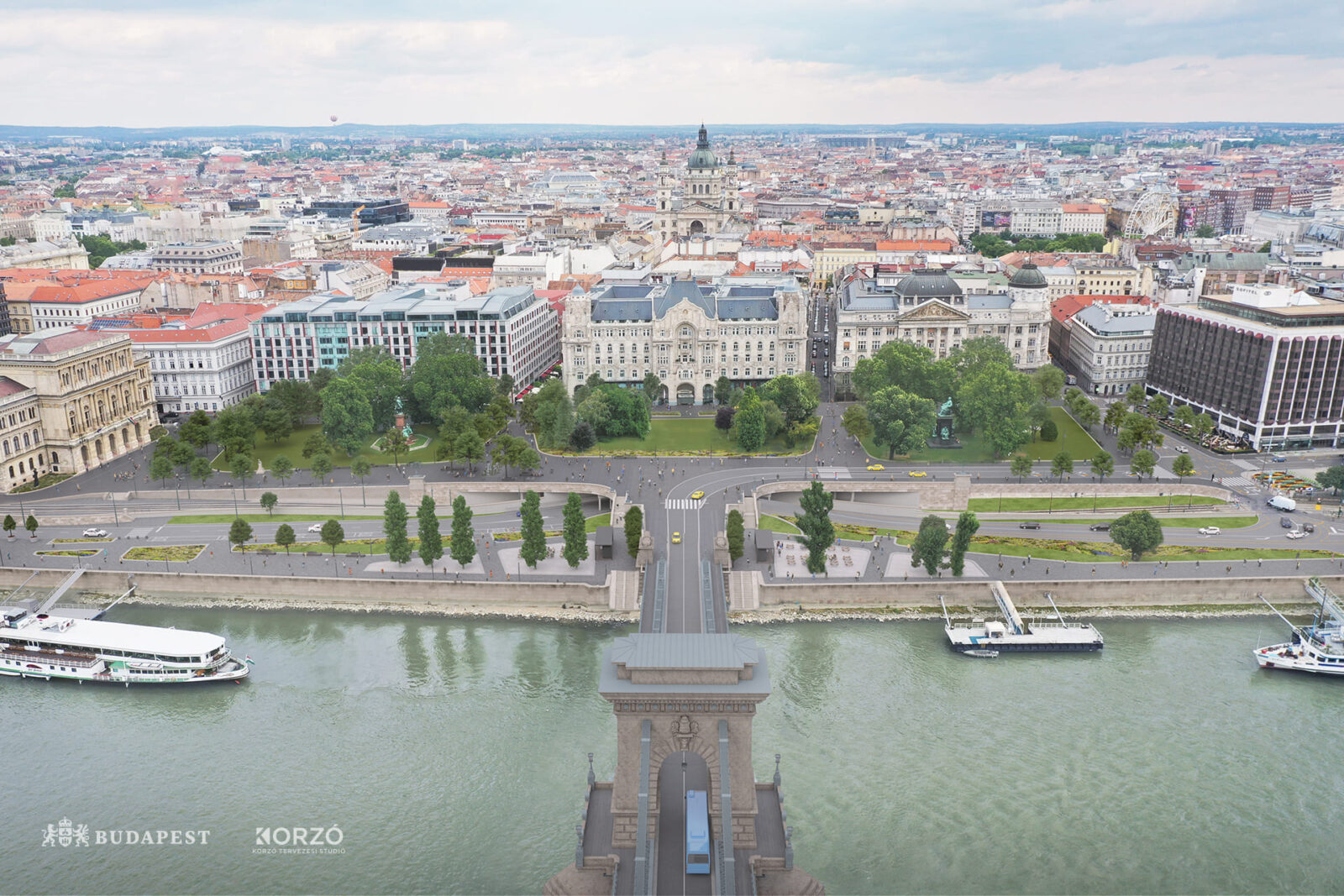 Széchenyi tér látványterv