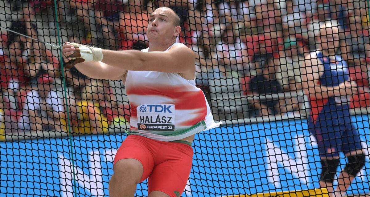 Der Nationalfeiertag brachte einen Medaillenregen: Bence Halász gewann die WM-Bronzemedaille im Hammerwurf