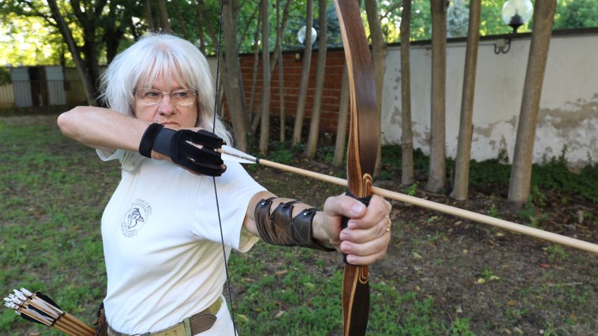 As a pensioner, the woman from Pélégyháza fell in love with archery