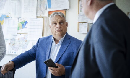 Viktor Orbán zadowolony z pracy funkcjonariuszy ochrony przeciwpowodziowej (WIDEO)