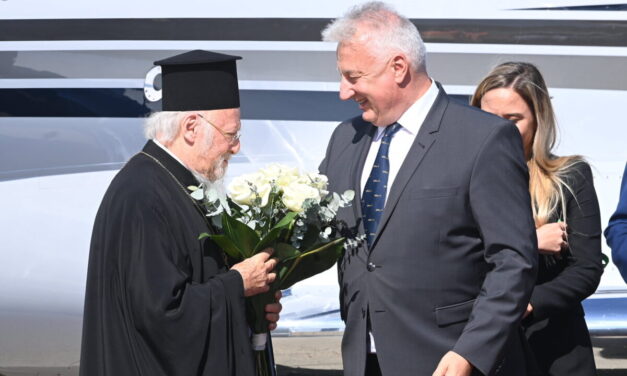 Patriarch Bartholomew I arrived in our country