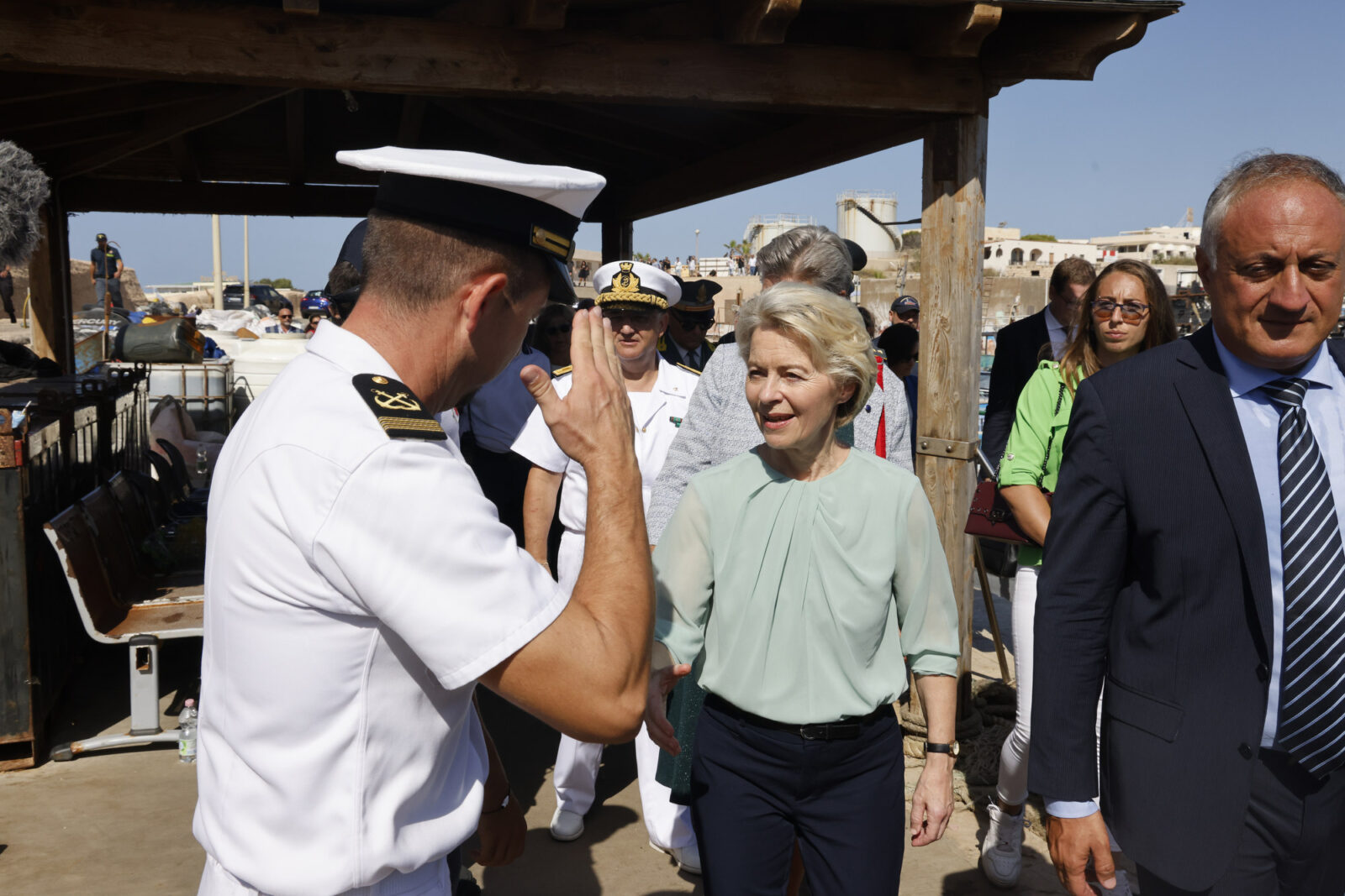 Ursula-von-der-Leyen-Lampedusa