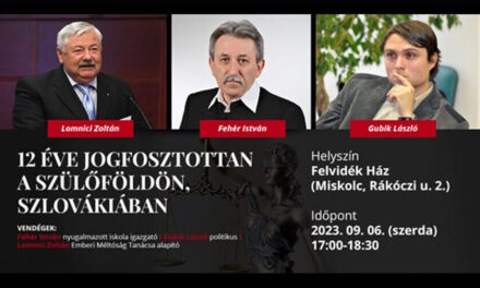 Invitation: Deprived of rights for 12 years in his homeland, Slovakia