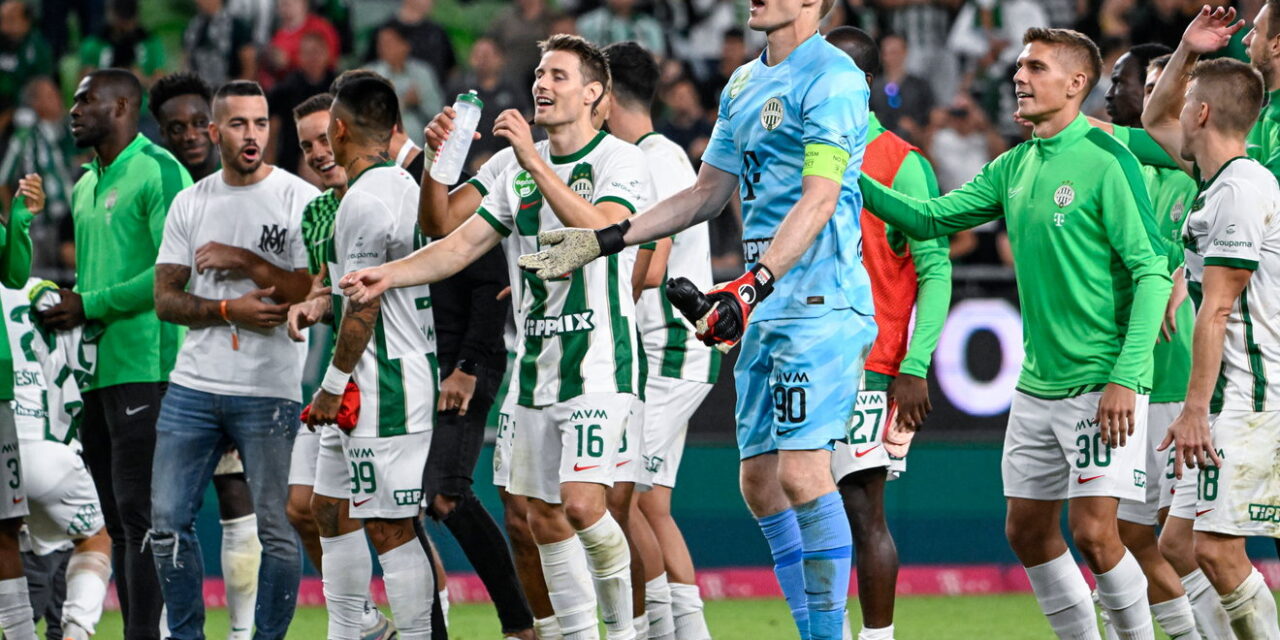 Ferencváros steht auf der Haupttabelle der Conference League