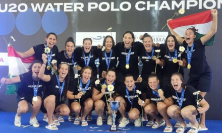 The Hungarian women&#39;s U20 polo team became world champions