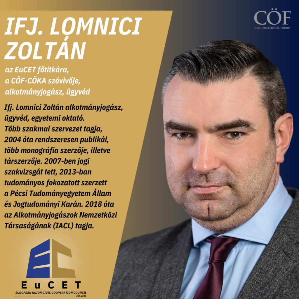 Dr. Ifj. Lomnici Zoltán Eucet