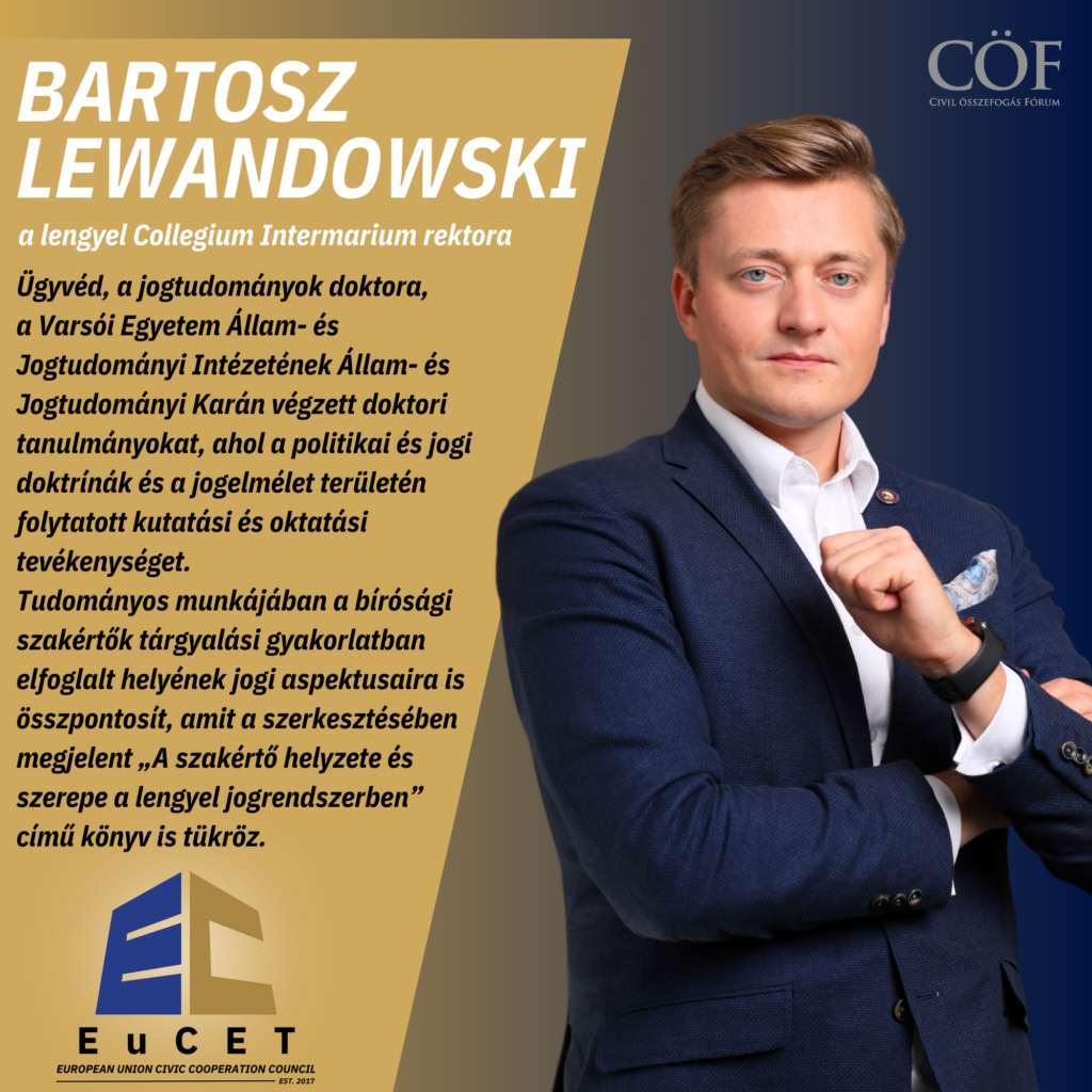 Doktor Bartosz Lewandowski Eucet