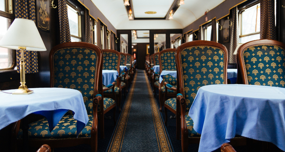 The world-famous Orient Express is flying us to Vienna this time