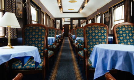 The world-famous Orient Express is flying us to Vienna this time