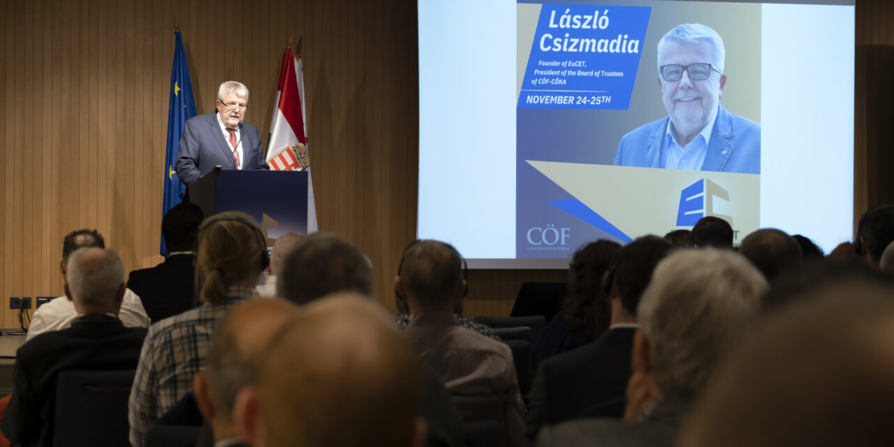 Putting a compass in the hands of the citizens of the European Union - László Csizmadia&#39;s opening speech at the IV. at the EuCET conference (video) 