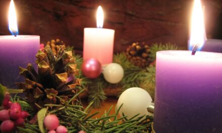 It is the third Sunday of Advent, and the flame of good news is burning
