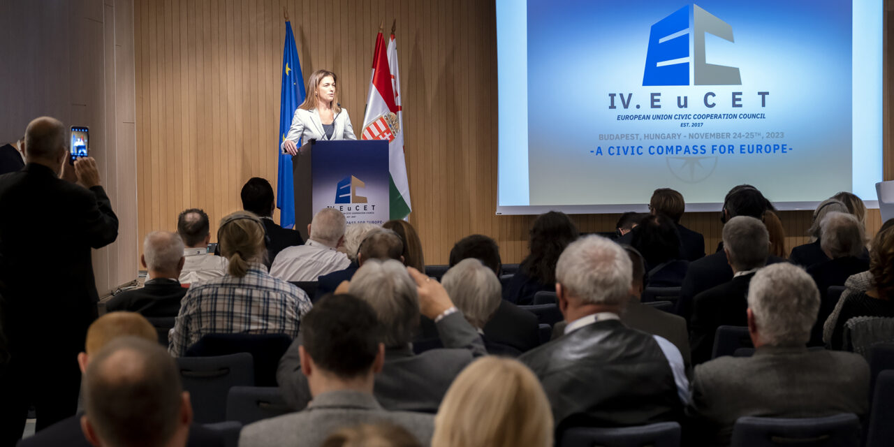 Konferencja EuCET – Judit Varga: Rola społeczeństwa obywatelskiego w obronie idei Unii Europejskiej opartej na suwerennych państwach narodowych (wideo)
