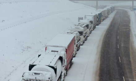 Auch ungarische Lkw-Fahrer schließen sich der Blockade gegen ukrainische Spediteure an