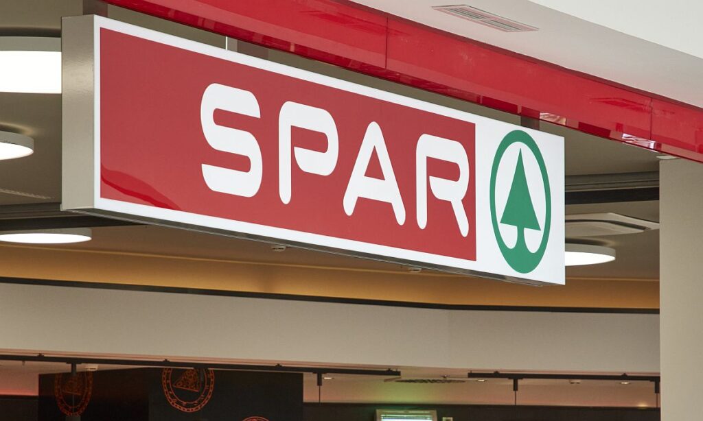 Spar cégtábla