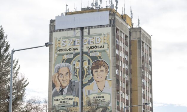 No matter who looks at us from this tower block in Szeged!