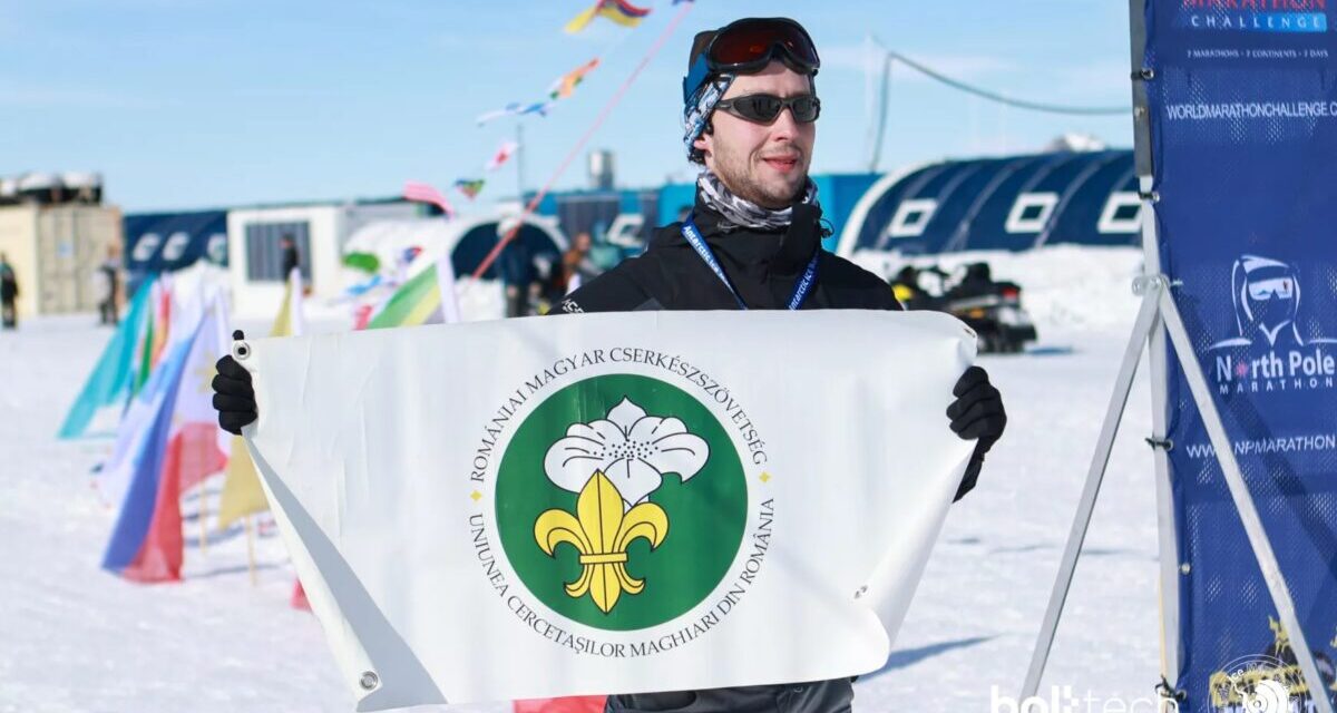 Ein Junge aus Cluj war der einzige Ungar, der den Antarktis-Marathon lief