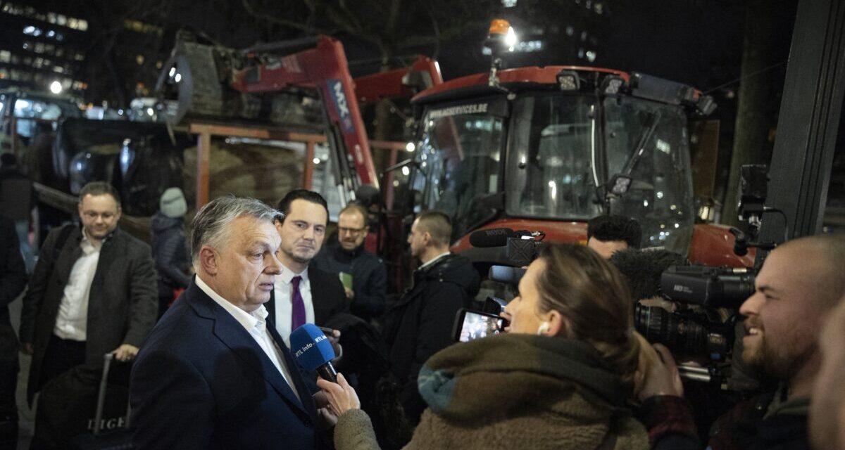 Viktor Orbán: Gli agricoltori non sono arrabbiati per caso, anche se puoi tagliare un albero sulla schiena dell&#39;agricoltore