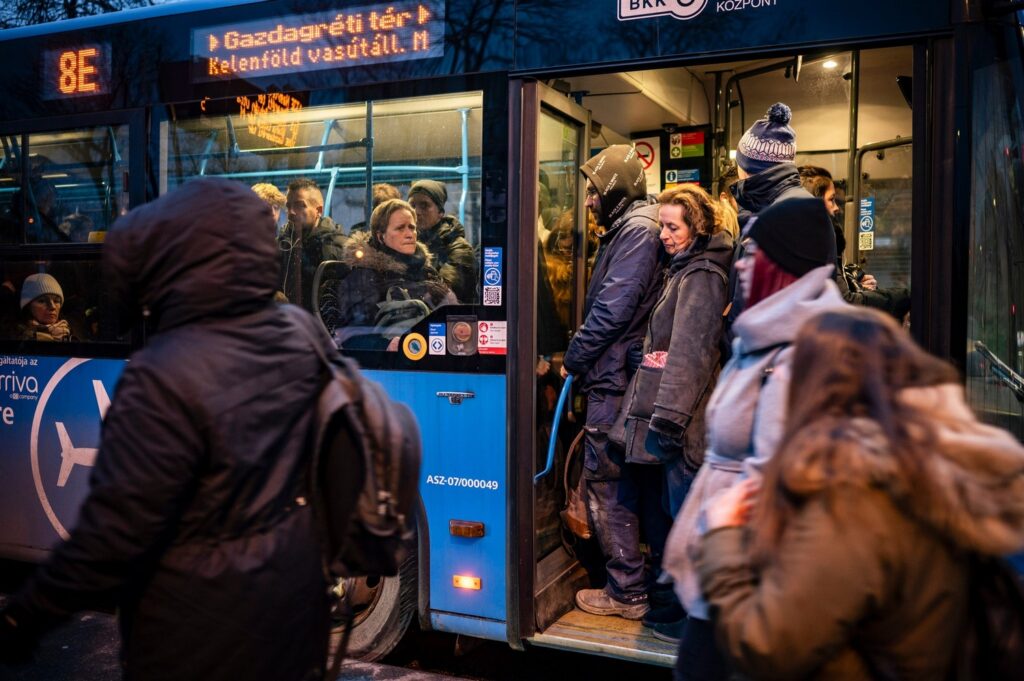 bkk busz közlekedés káosz