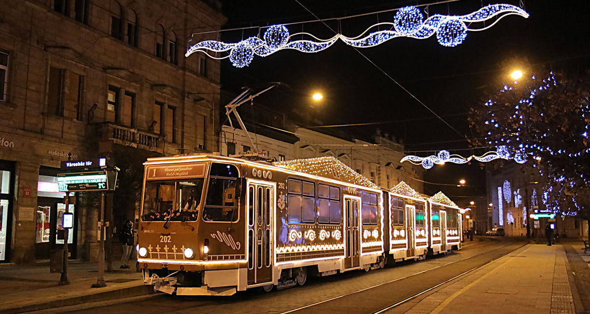 For the seventh time, the Miskolc tram has become the most beautiful Advent tram in Europe