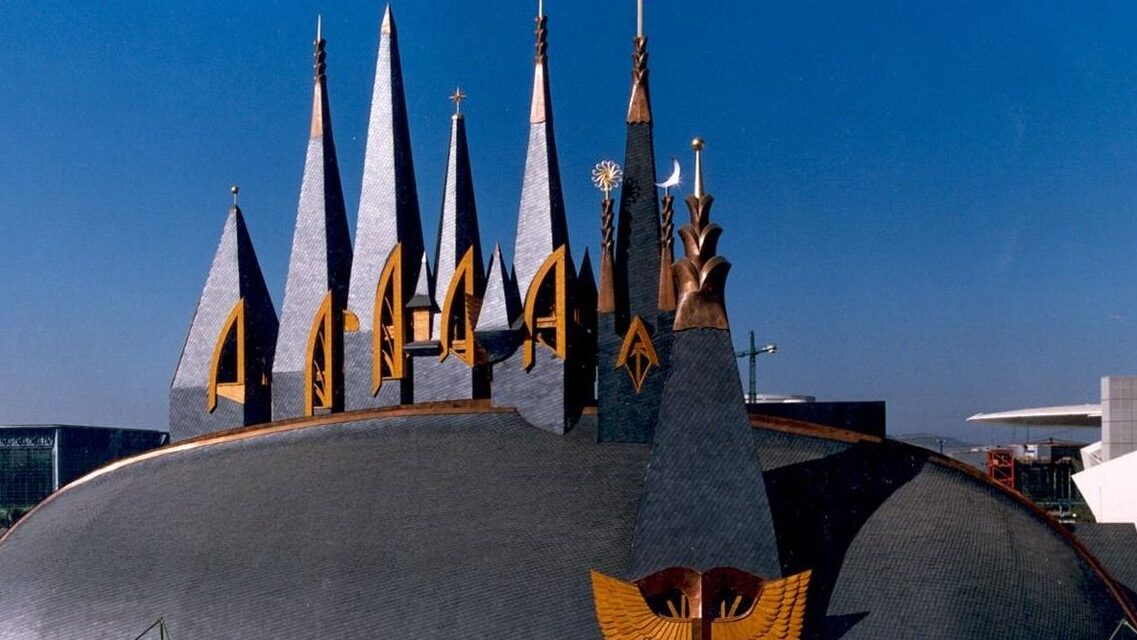 In Hungary, the Makovecz pavilion of the World Exhibition in Seville would be rebuilt