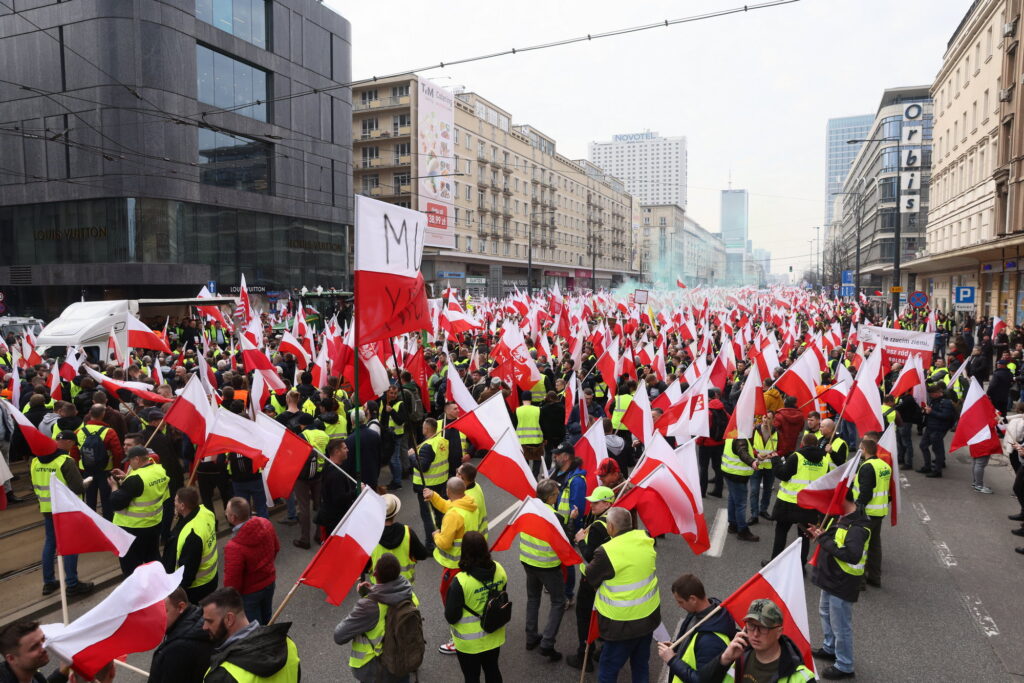 Gazdatüntetés Lengyelország lengyel varso