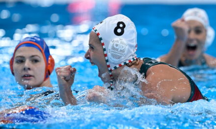 The Hungarian women&#39;s water polo team made it to the Paris Olympics!