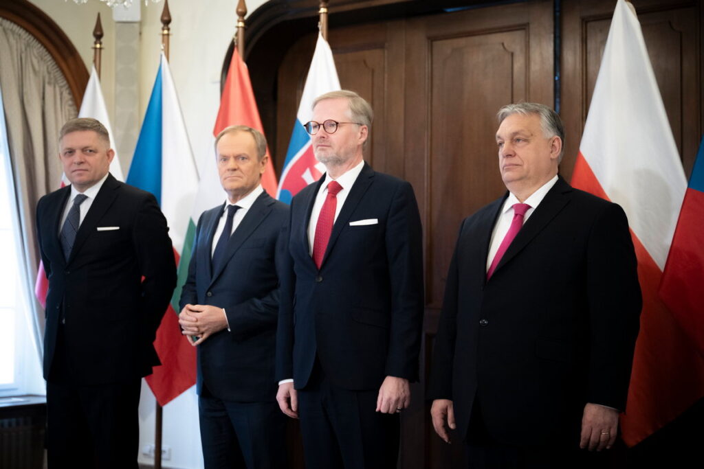 TUSK, Donald; ORBÁN Viktor; FICO, Robert; FIALA, Petr V4